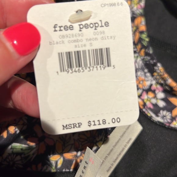 Free People athletic romper/unitard NWT - Picture 5 of 5